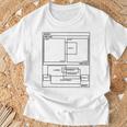 Html ボディ Css、Javscript おもしろボディパーツ プログラミング ウェブ 長袖tシャツ Tシャツ 高齢者への贈り物