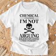 Ingeniero Químico Ingeniería En Ciencias Camiseta unisex Regalos para ancianos