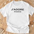 J'adore Paris、J'adore Paris、フランス フランスの都市 Tシャツ 高齢者への贈り物