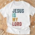Jesus Is My Lord – Christian Faithintage Graphic Tシャツ 高齢者への贈り物