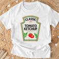 Ketchup ハロウィンコスチューム トマトマッチング ハロウィンケチャップ Tシャツ 高齢者への贈り物