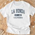 La Honda カリフォルニア Ca ビンテージ アスレチック スポーツデザイン Tシャツ 高齢者への贈り物