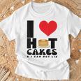 I Love Heart ホットケーキ パンケーキ Flapjacks Can Not Lie Foodie Tシャツ 高齢者への贈り物