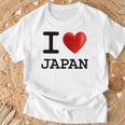 I Love Japan お土産 観光ハート Tシャツ 高齢者への贈り物