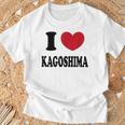 I Love Kagoshima 鹿児島が大好きです Tシャツ 高齢者への贈り物