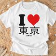 I Love Tokyo Japan Kanji Tシャツ 高齢者への贈り物