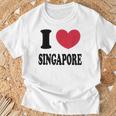 I Loveingapore シンガポールが大好き Tシャツ 高齢者への贈り物