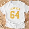 Lowrider 64 Jersey Number On The Back Classic Lowrider Car Tシャツ 高齢者への贈り物