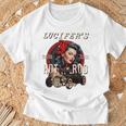 Lucifer's スーパーホットロッド ピンナップガール ロカビリー ガレージ レトロ Tシャツ 高齢者への贈り物