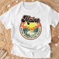 Maine Usa ハイキング ハイカー バックパッカー ハイキング 山 アウトドア 長袖tシャツ Tシャツ 高齢者への贈り物