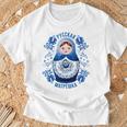 Matryoshka ロシア人形 Gzhelより Tシャツ 高齢者への贈り物