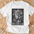 Medusa Backprint 女神の蛇 ギリシャ神話 バックプリント メデューサ Tシャツ 高齢者への贈り物