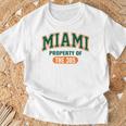 Miami Property 305 ストリートウェア マイアミシティカルチャースタイル Tシャツ 高齢者への贈り物