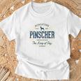 Miniature Pinscher ヴィンテージミニチュア・ピンシャー Tシャツ 高齢者への贈り物
