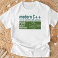 Modern C リッチなナチュラルビットとバイトプログラミング Tシャツ 高齢者への贈り物