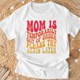 Momは一時的に順不同でおもしろいジョーク ママ向け Tシャツ 高齢者への贈り物