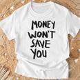 Money Will Notave You マネー 携帯電話ケース Tシャツ 高齢者への贈り物