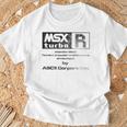 Msx Turbo R グリーン&ストーンウォッシュ効果 Tシャツ 高齢者への贈り物