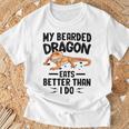 My Bearded Dragon Eats Better Than I Do トカゲ爬虫類 Tシャツ 高齢者への贈り物