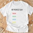 My Perfect Day、サッカー 長袖tシャツ Tシャツ 高齢者への贈り物