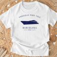 Oneocean Portell Marina バルセロナ ヨットクラブ スペイン リビエラ Tシャツ 高齢者への贈り物