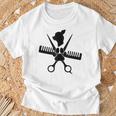 Peluquería Canina Peluquería Canina Divertida In Mangas Camiseta unisex Regalos para ancianos