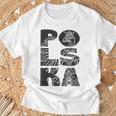 Polska Flag Eagle Polski Pride ポーランドヘリテージデザイン Tシャツ 高齢者への贈り物