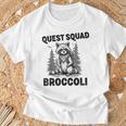 Questquad ブロッコリー 面白い 猫好き Tシャツ 高齢者への贈り物