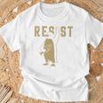 Resist Penguins Activism グラフィック Wetand With Penguins 長袖tシャツ Tシャツ 高齢者への贈り物