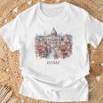 Retrointage Roma Italia Roma Italia Roma Italia Regalo Camiseta unisex Regalos para ancianos
