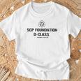 Scp Foundation Dクラス 囚人バーコード Tシャツ 高齢者への贈り物