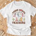 These Boots Are Made For Teaching Western Cowgirl Teacher T-Shirt Gifts for Old Men
