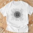 Snirt ビットコイン モチーフ ビットコイン ビットコインカップ Tシャツ 高齢者への贈り物