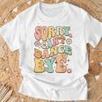 Sorry Can't Dance Bye シャツ キュート ダンス グルービー ヒッピーフラワー Tシャツ 高齢者への贈り物