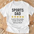 Sports Dad Loud In Thetands MVP 引用 Tシャツ 高齢者への贈り物