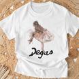 Study Of A Ballet Dancer エドガー・ドガ Tシャツ 高齢者への贈り物