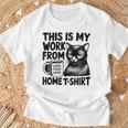 This Is My Work From Homearcastic Cat Remote Worker Tシャツ 高齢者への贈り物