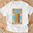 The Tower タロットカード パンケーキタワー 朝食愛好家 長袖tシャツ Tシャツ 高齢者への贈り物