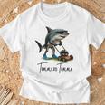Tralalero Tralala Brain Red hark Meme 長袖tシャツ Tシャツ 高齢者への贈り物