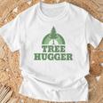 Tree Hugger 環境保護主義者 ヴィンテージ レトロ 自然愛好家 長袖tシャツ Tシャツ 高齢者への贈り物