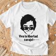 Viva La Libertad Carajo La Libertad Avanza ハビエル・ミレイ Tシャツ 高齢者への贈り物