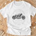 「1964 認定バイカー」伝説のバイク誕生日 長袖tシャツ Tシャツ 高齢者への贈り物