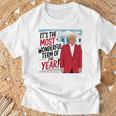 「今年一番素晴らしい言葉だ」トランプクリスマス 長袖tシャツ Tシャツ 高齢者への贈り物