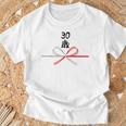 【30歳】30才 誕生日 お祝い 水引 和柄 日本のお土産 記念品 ギャグ ウケ狙い 贈り物 ギフト 面白い おもしろ Tシャツ 高齢者への贈り物