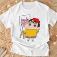 【まんが】クレヨンしんちゃん お絵描きしんちゃん Tシャツ 高齢者への贈り物