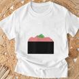 【ネギトロ】マグロ トロ ねぎ 寿司 おすし 軍艦巻き 可愛い おもしろ 面白い 食べ物 鮨 ネタ ウケ狙い 文字入り Tシャツ 高齢者への贈り物