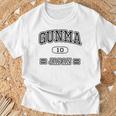 【バックプリント・背中側】群馬 Gunma【チームユニフォーム風】Jimo-T ジモティ 面白い Tシャツ 高齢者への贈り物