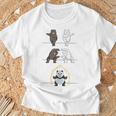 おもしろパンダ パンダ フュージョン ギフト シャツ かわいい シロクマ Tシャツ 高齢者への贈り物