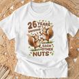 お互いの運転26年 ナッツ26周年 結婚26周年 Tシャツ 高齢者への贈り物