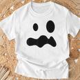 お化けの顔 ハロウィーン 幽霊 おばけ ゆうれい Tシャツ 高齢者への贈り物